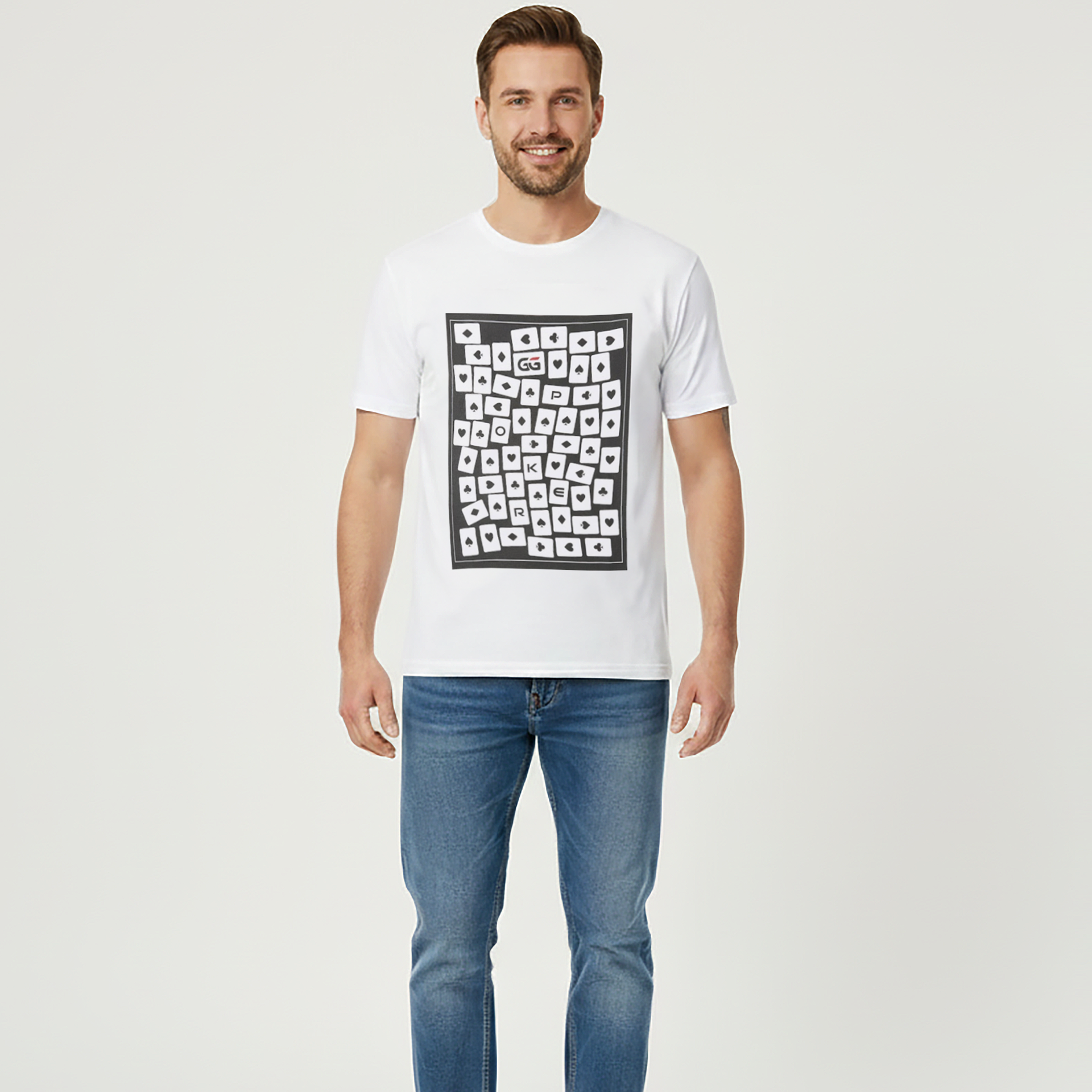 GGPOKERカードデザインTシャツ