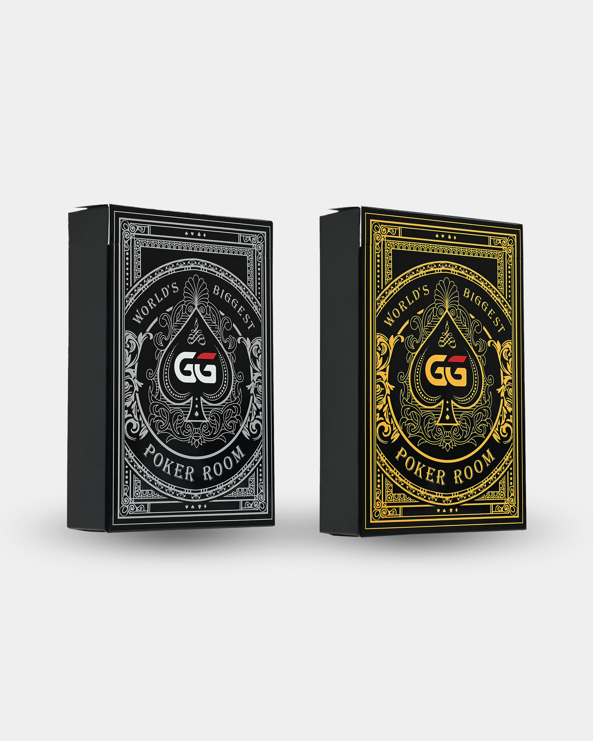 GGPOKERブラック＆ゴールドカードデッキ-ボックスセット