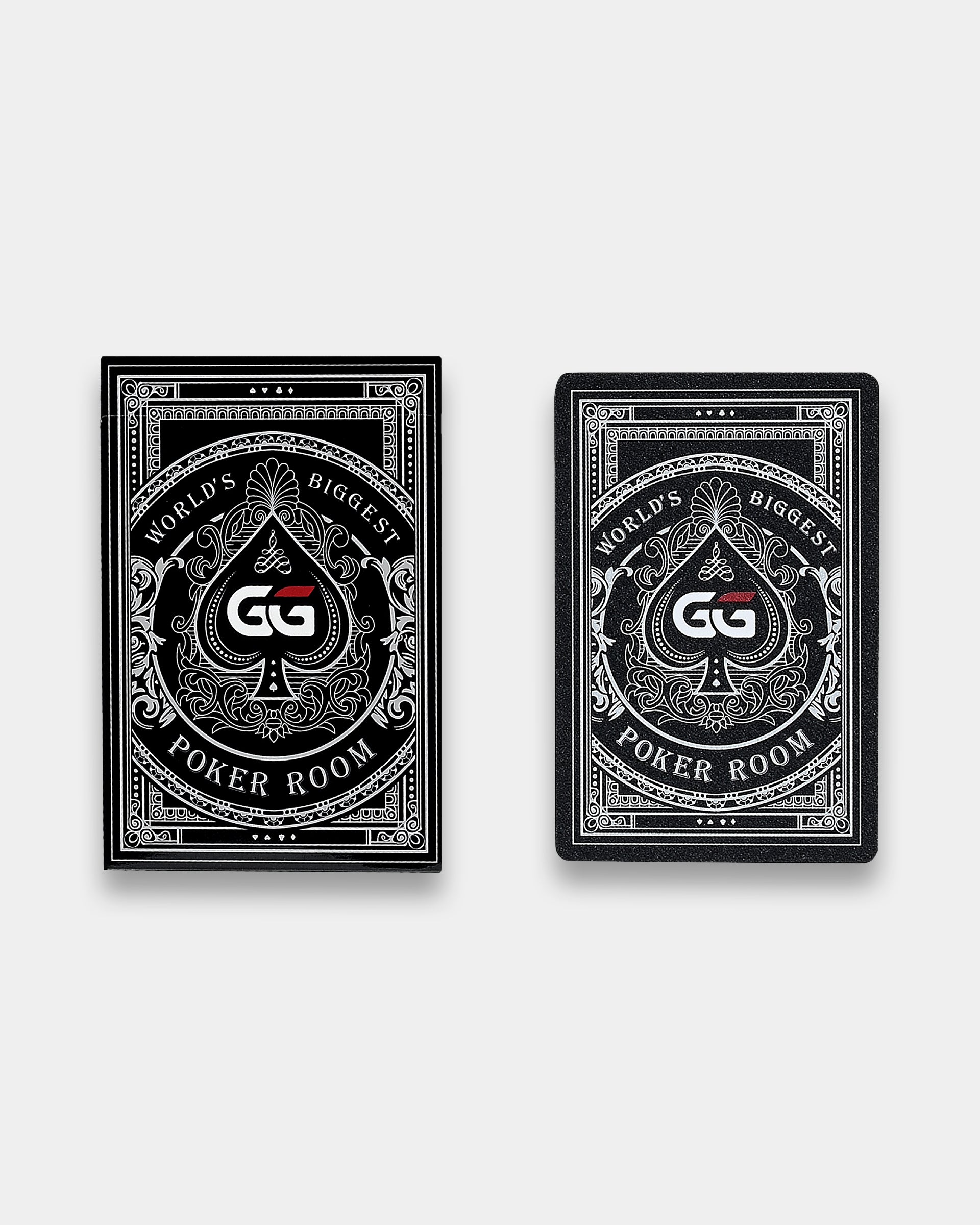 GGPOKERブラック＆ゴールドカードデッキ-ボックスセット