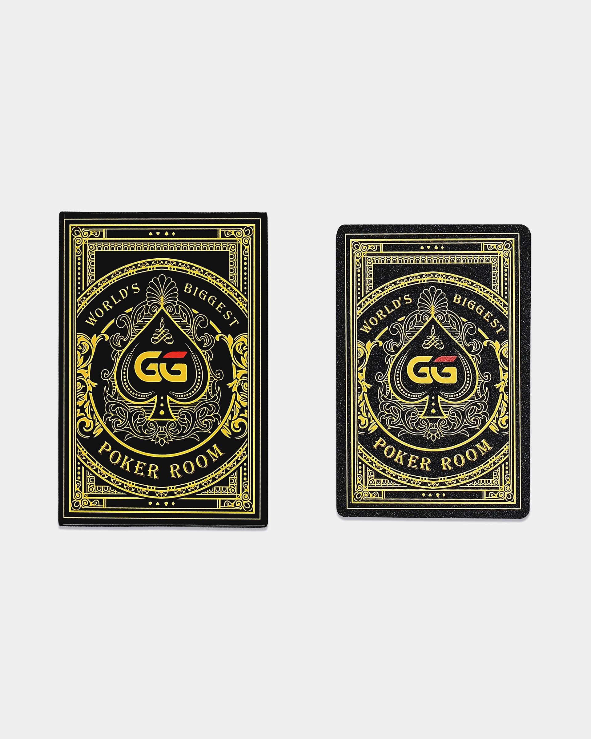 GGPOKER BLACK & GOLD CARD DECK - BOX SET