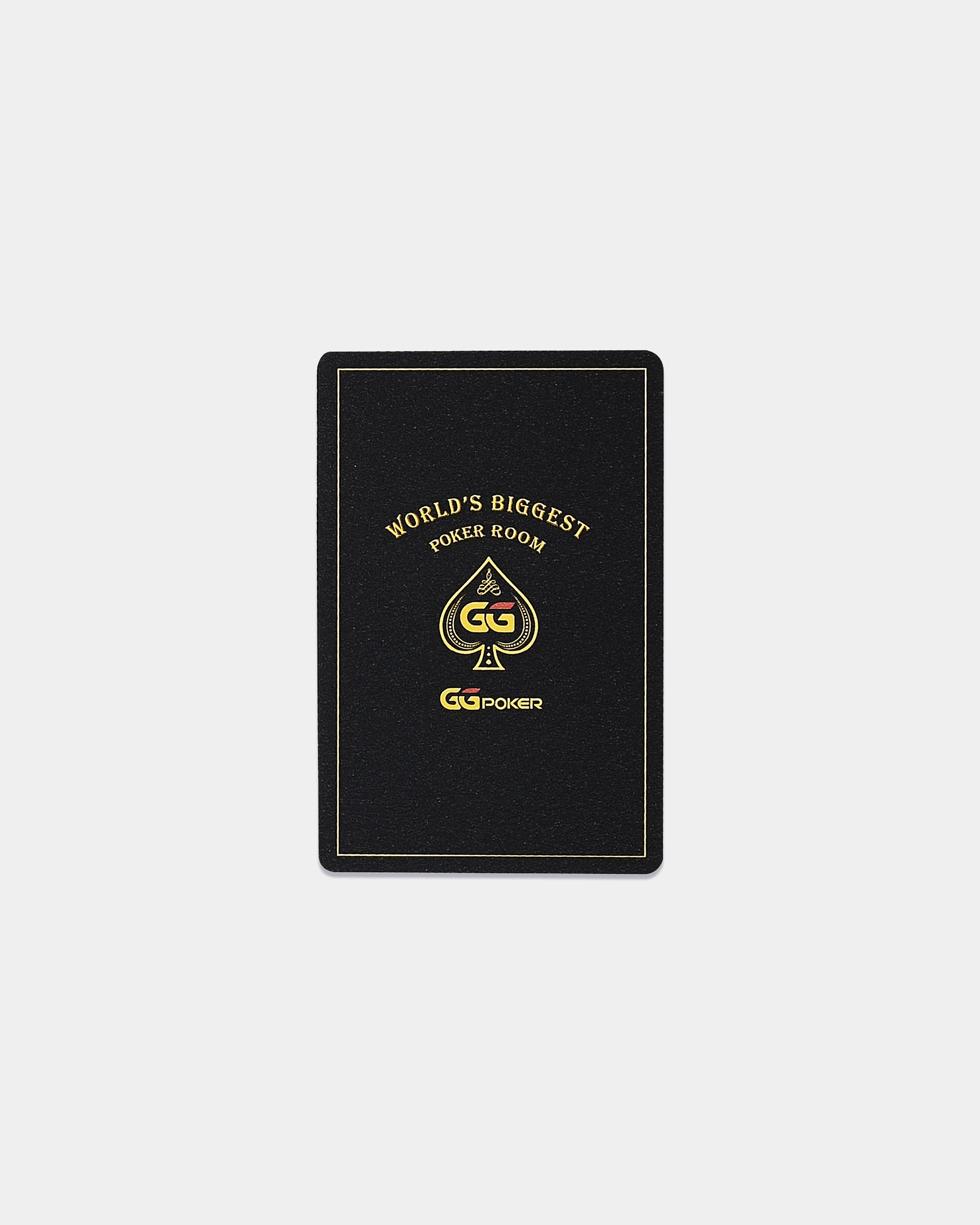 GGPOKER BLACK & GOLD CARD DECK - BOX SET