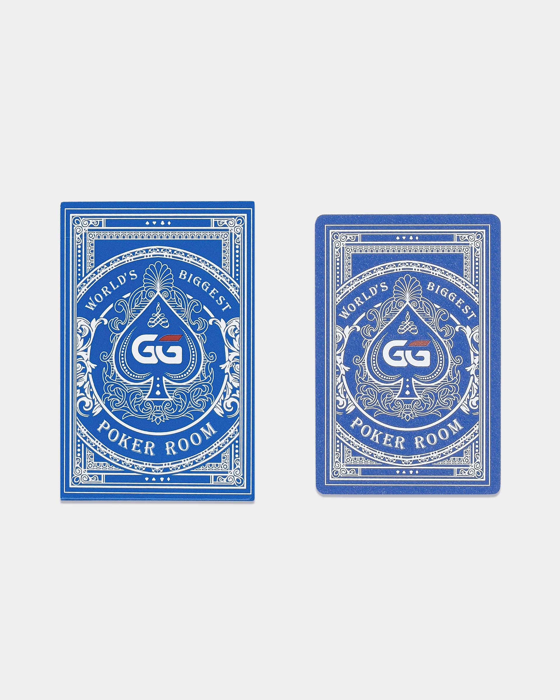 GGPOKERブルー＆レッドカードデッキ