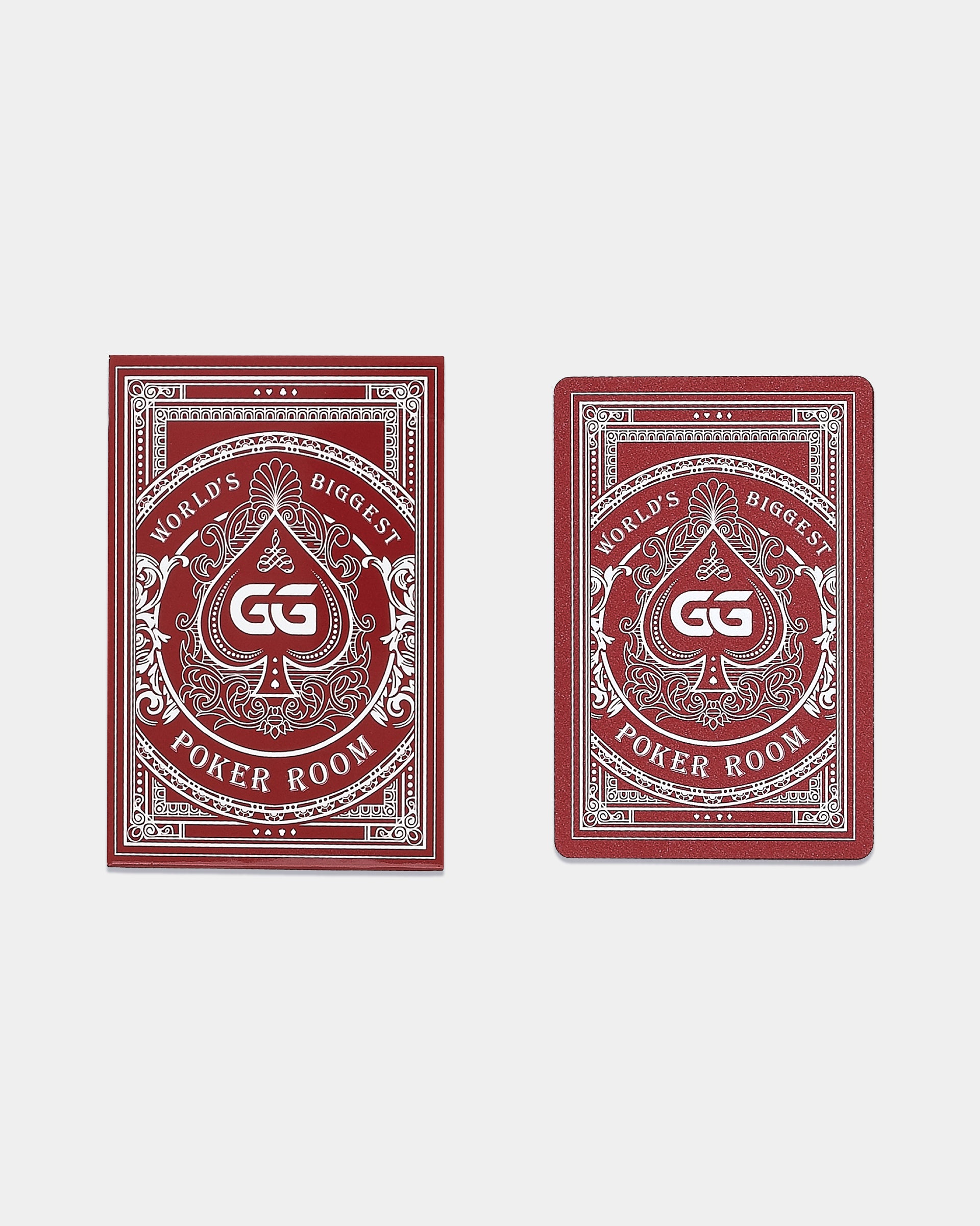GGPOKERブルー＆レッドカードデッキ