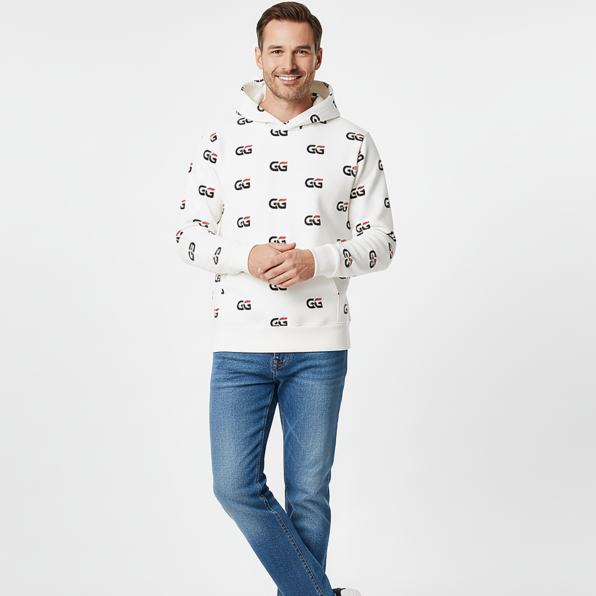 BLUZA Z KAPTUREM Z LOGO GG
