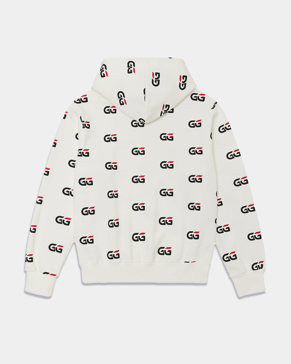 GG 徽标图案连帽衫