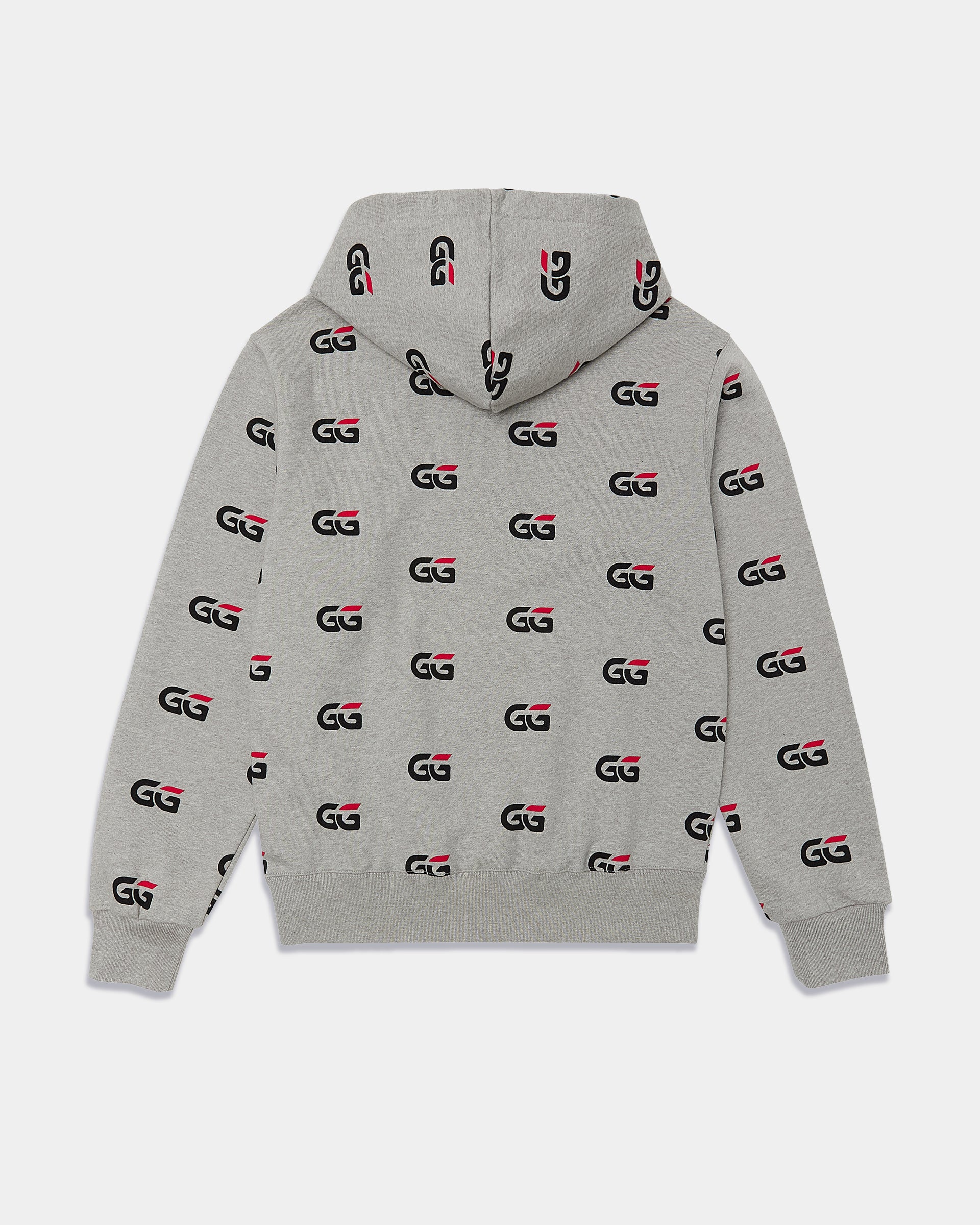 GGロゴ柄パーカー