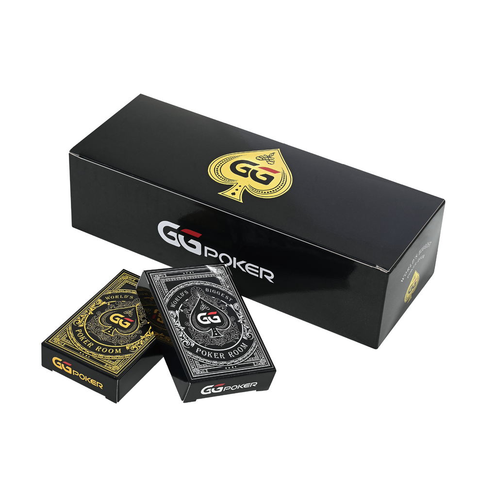 GGPOKER BLACK & GOLD CARD DECK - BOX SET